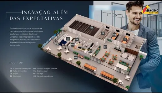 Sala Comercial à venda, 44m² no Liberdade, Divinópolis