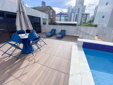 Apartamento com 4 Quartos para venda ou aluguel, 158m² no Boa Viagem, Recife