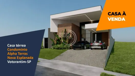 Casa de Condomínio com 3 Quartos à venda, 162m² no Alphaville Nova Esplanada, Votorantim