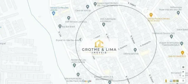 Lote/Terreno à venda, 250m² no Jardim Satélite, São José dos Campos