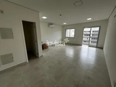 Sala Comercial para alugar, 41m² no Vila Mathias, Santos