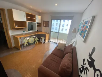 Flat com 1 Quarto para alugar, 37m² no Morro dos Ingleses, São Paulo