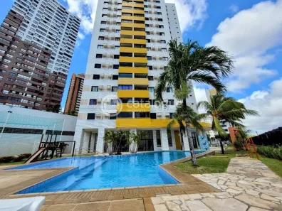 Apartamento com 3 Quartos para alugar, 92m² no Ponta Negra, Natal