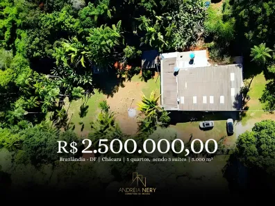 Fazenda/Sítio com 5 Quartos à venda, 5000000m² no Brazlândia, Brasília