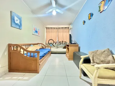 Apartamento com 1 Quarto à venda, 57m² no Vila Alzira, Guarujá