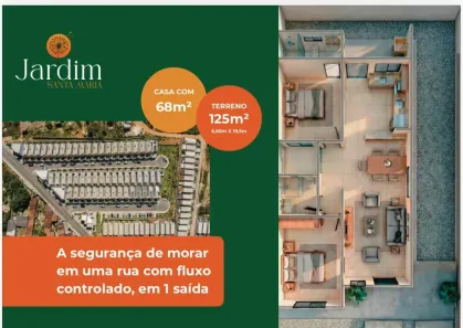 Casa com 2 Quartos à venda, 68m² no Santa Maria, Aracaju