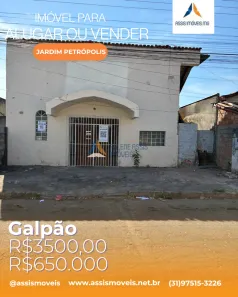 Galpão/Depósito/Armazém com 3 Quartos para alugar, 180m² no Petrópolis, Betim