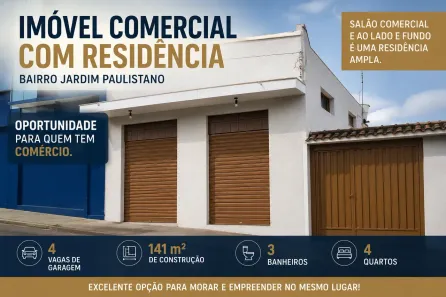 Imóvel Comercial com 4 Quartos à venda, 276m² no Jardim Paulistano, Ribeirão Preto