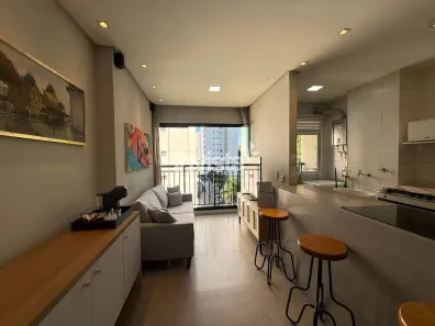 Apartamento com 2 Quartos para alugar, 63m² no Marapé, Santos