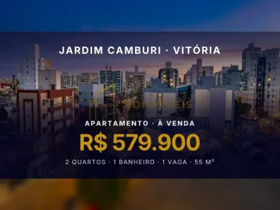 Apartamento com 2 Quartos à venda, 55m² no Jardim Camburi, Vitória