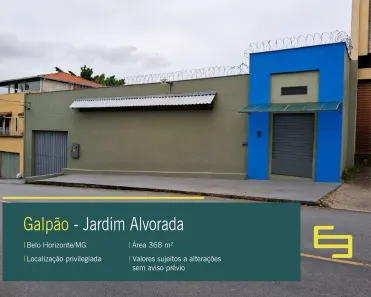Galpão/Depósito/Armazém para alugar, 368m² no Engenho Nogueira, Belo Horizonte