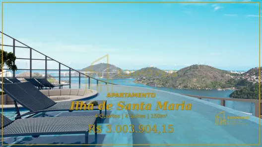 Apartamento com 4 Quartos à venda, 150m² no Ilha de Santa Maria, Vitória