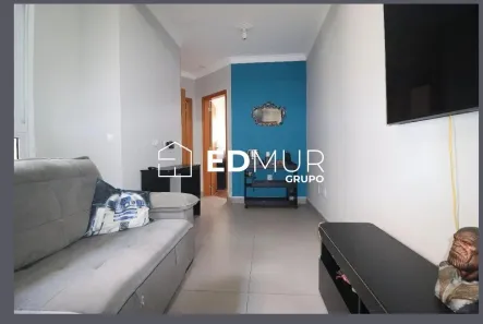 Apartamento com 2 Quartos à venda, 55m² no Jardim Santo Antônio, Santo André