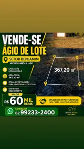 Lote/Terreno à venda, 367m² no , Hidrolândia