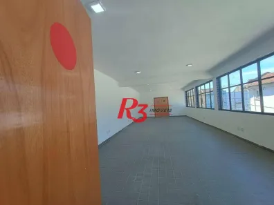 Sala Comercial para alugar, 240m² no Vila Mathias, Santos