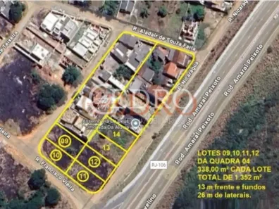 Lote/Terreno à venda, 1352m² no Jardim Morada da Aldeia, São Pedro da Aldeia