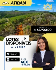 Lote/Terreno à venda, 600m² no Portão, Atibaia