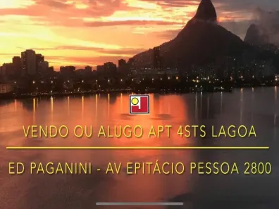 Apartamento com 4 Quartos para venda ou aluguel, 319m² no Lagoa, Rio de Janeiro