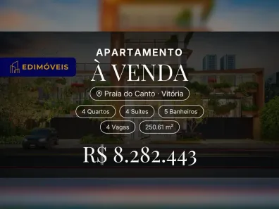 Apartamento com 4 Quartos à venda, 250m² no Praia do Canto, Vitória