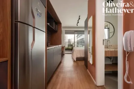 Apartamento com 1 Quarto à venda, 30m² no Indianópolis, São Paulo