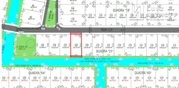 Lote/Terreno à venda, 313m² no Pedra Branca, Palhoça