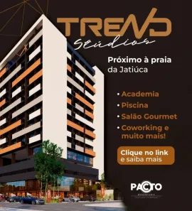 Apartamento com 1 Quarto à venda, 27m² no Jatiúca, Maceió