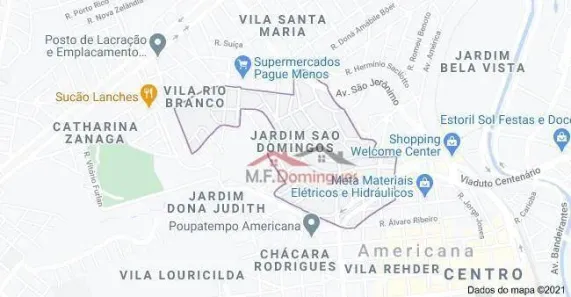 Lote/Terreno para alugar, 340m² no Jardim São Domingos, Americana