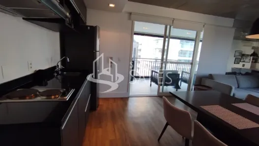 Apartamento com 1 Quarto para alugar, 61m² no Cidade Monções, São Paulo