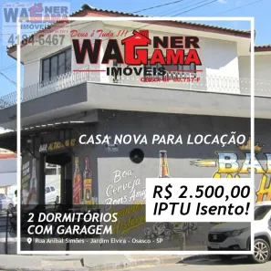 Casa com 2 Quartos para alugar, 70m² no Jardim Elvira, Osasco