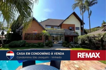 Casa de Condomínio com 4 Quartos à venda, 574m² no São Joaquim, Vinhedo