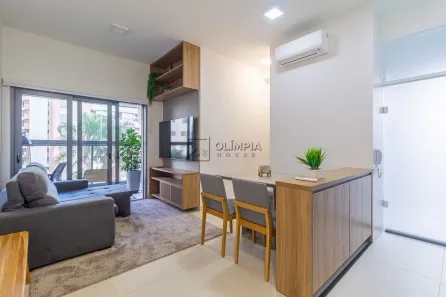 Apartamento com 1 Quarto para alugar, 77m² no Indianópolis, São Paulo