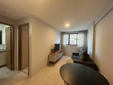 Apartamento com 1 Quarto para alugar, 32m² no Boa Viagem, Recife