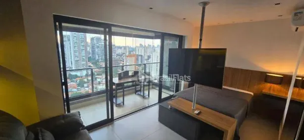 Flat com 1 Quarto para alugar, 38m² no Campo Belo, São Paulo