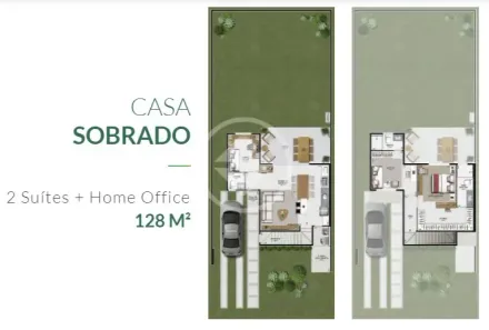 Casa de Condomínio com 3 Quartos à venda, 127m² no Jardins Frankfurt, Senador Canedo