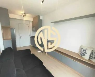 Apartamento com 1 Quarto para alugar, 34m² no Santo Amaro, São Paulo