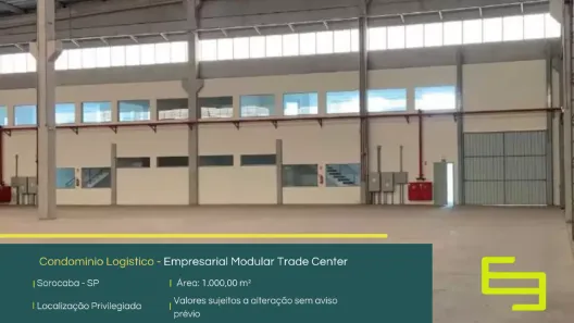 Galpão/Depósito/Armazém para alugar, 1000m² no Iporanga, Sorocaba