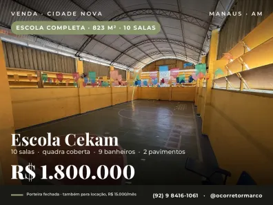 Prédio Comercial à venda, 823m² no Cidade Nova, Manaus