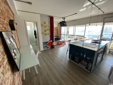 Flat com 1 Quarto para alugar, 57m² no Pinheiros, São Paulo