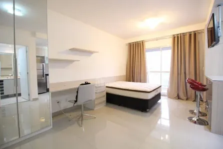 Apartamento com 1 Quarto para alugar, 40m² no Brooklin Paulista, São Paulo