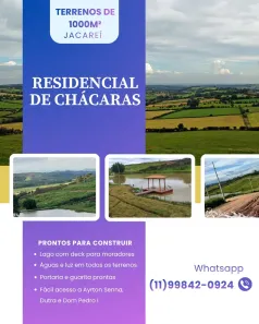 Lote/Terreno à venda, 1000m² no Jardim Bela Vista, Jacareí