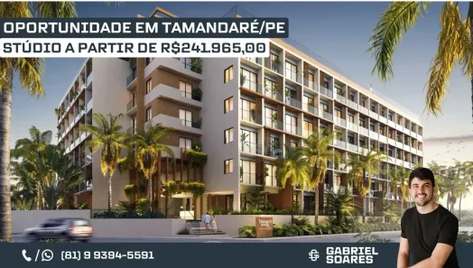 Apartamento com 1 Quarto à venda, 22m² no Tamandaré, Tamandaré