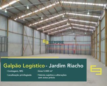 Galpão/Depósito/Armazém para alugar, 5000m² no Jardim Riacho das Pedras, Contagem