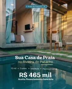 Casa de Condomínio com 2 Quartos à venda, 70m² no , Porto de Pedras