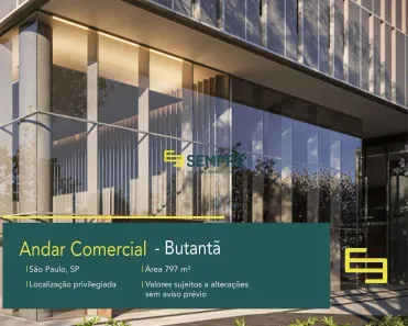Imóvel Comercial para alugar, 797m² no Butantã, São Paulo