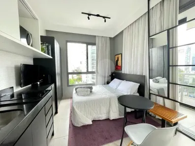 Apartamento com 1 Quarto para alugar, 25m² no Vila Olímpia, São Paulo