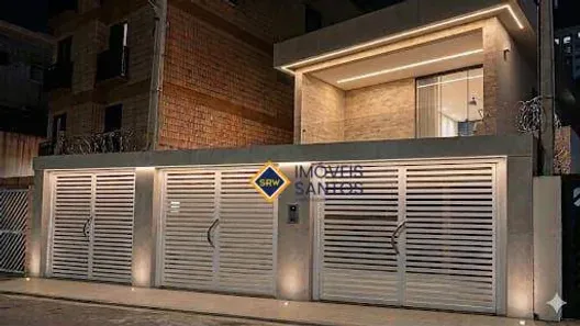 Casa com 3 Quartos à venda, 104m² no Encruzilhada, Santos