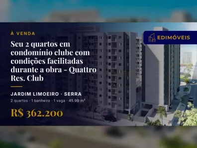Apartamento com 2 Quartos à venda, 45m² no Jardim Limoeiro, Serra