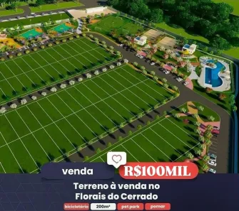 Lote/Terreno à venda, 200m² no Condomínio Florais Cuiabá Residencial, Cuiabá