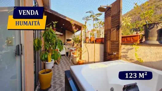 Cobertura com 4 Quartos à venda, 123m² no Humaitá, Rio de Janeiro