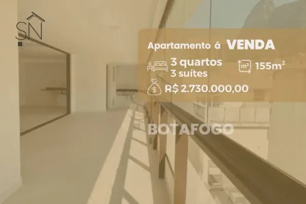 Apartamento com 3 Quartos à venda, 155m² no Botafogo, Rio de Janeiro